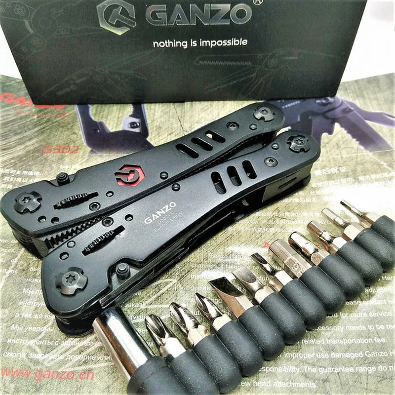 

Ganzo 29 In 1 G302B Multitools Folding Knife Multi Plier Tools Wire Cable Cutter Portable Survival Household Hand Tool Sets