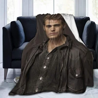 oierufv stefan salvatore comfort throw blanket ultra soft and fluffy plush throw blankets for bedding sofa and travel 4