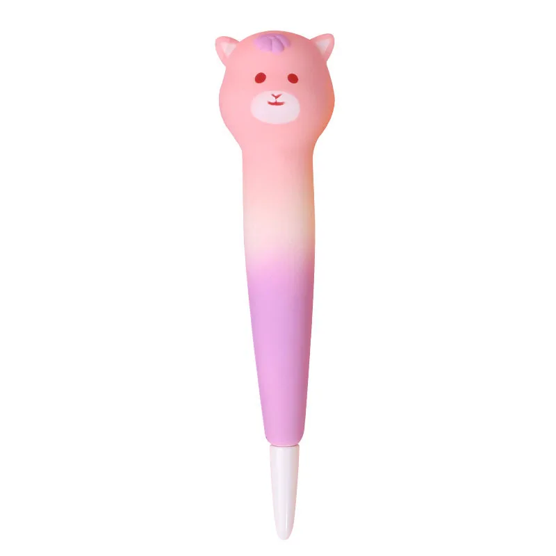 

Korean Stationery Kawaii Cute Animal Decompression Pen Gel Gel Pen Student School Supplies Cartoon Stationery