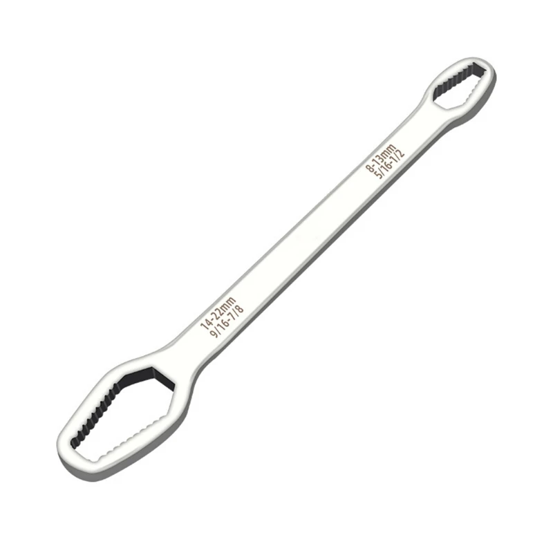 

Double End Wrenches Universal Spanner 14-22mm 8-13mm Wrench Key Screw Nut Repair U7EA