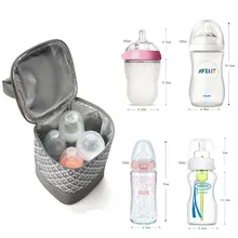 Large Portable Breast Milk Storage Bag, Fresh-keeping Bag, Baby Bottle Cooler Bag, Removable And   Hangable Stroller