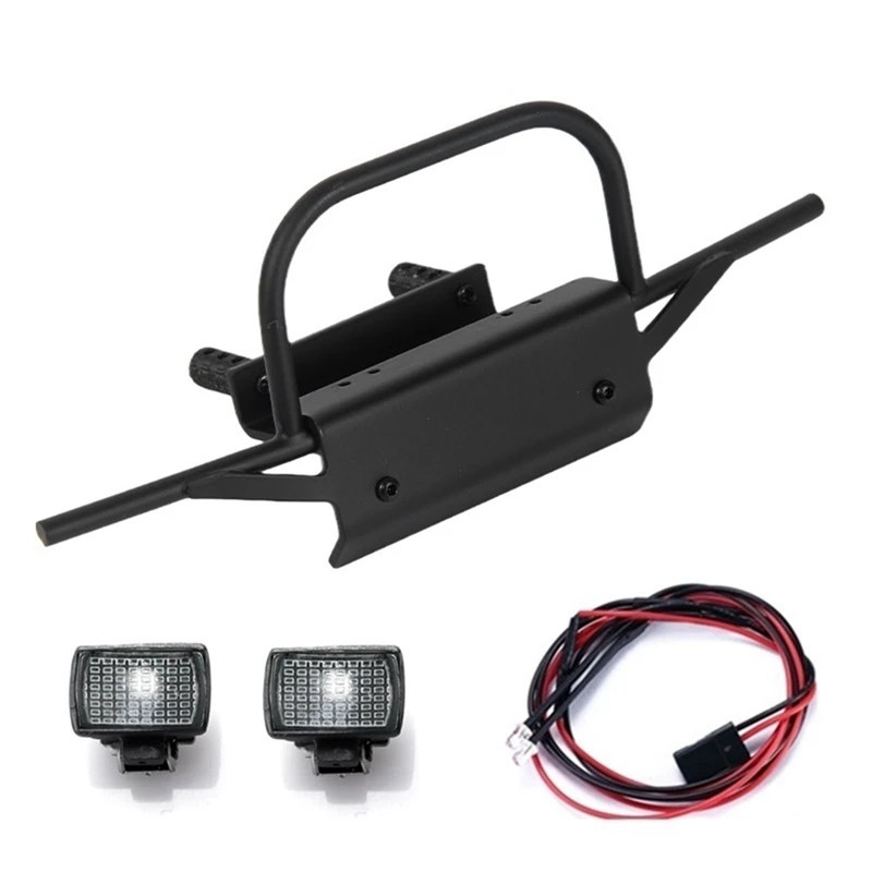 

Металлический передний бампер со светодиодный Ной подсветкой, передняя фара s для MN86 MN86S MN86K MN86KS MN G500 1/12, детали для модификации радиоуправля...