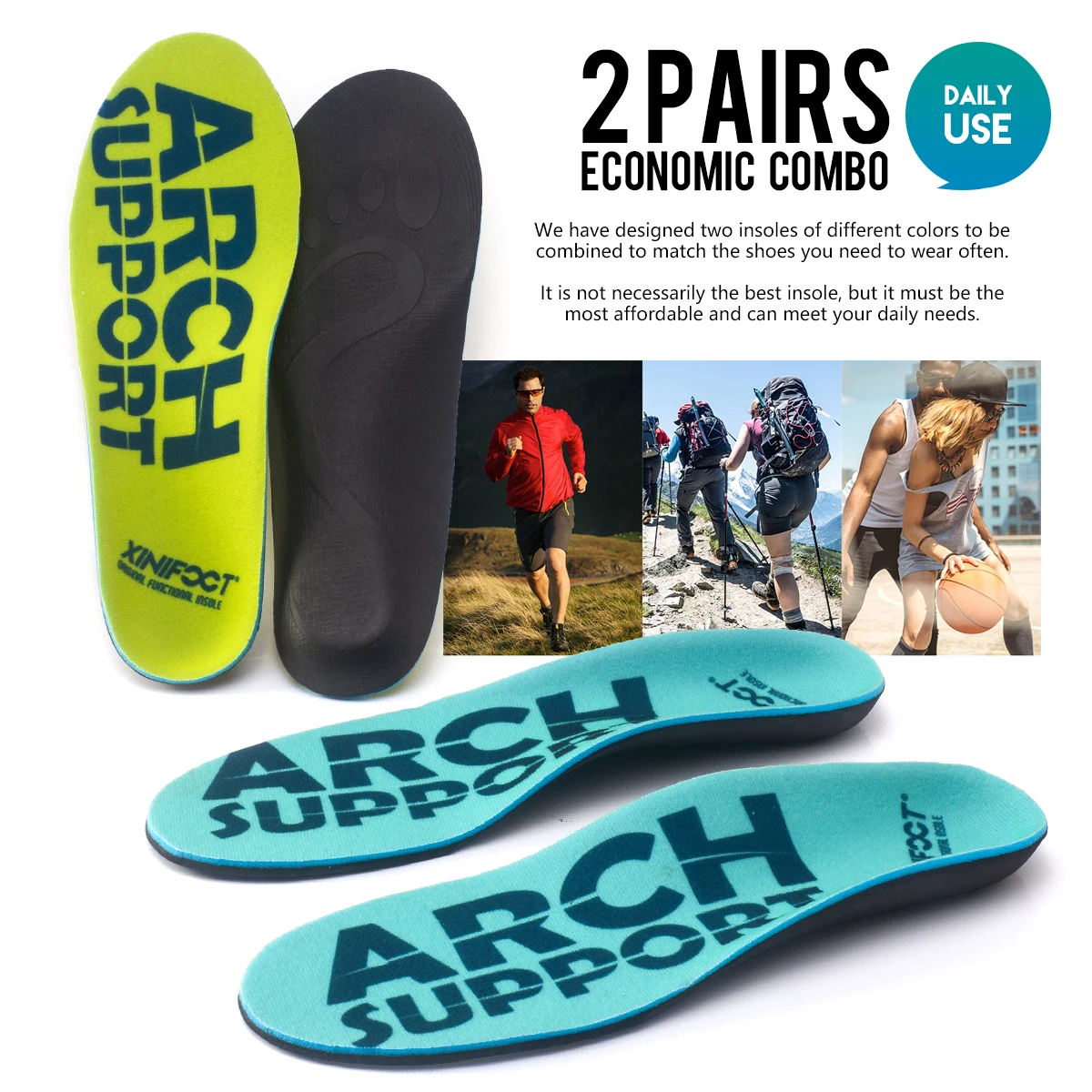 Фото EVA Orthotic Sports Insole Insert Shoe Pad Arch Support Heel Cushion Unisex Foot Care size 35-46 Обувь EVA Orthotic Sports Insole Insert Shoe Pad Arch Support Heel Cushion Unisex Foot Care size 35-46 Обувь