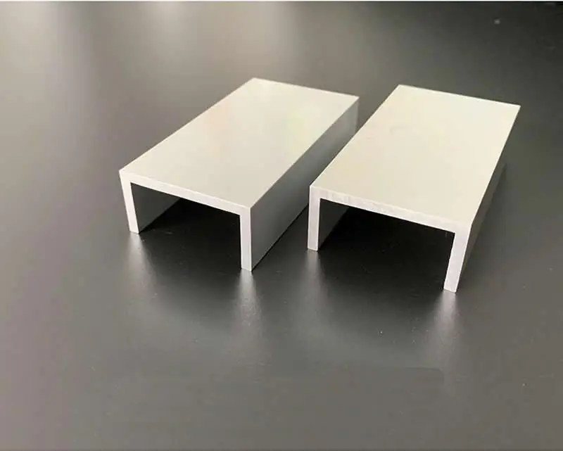 60x40x4mm 60mm x4ps U-shaped aluminum groove profile Bezel grooved |