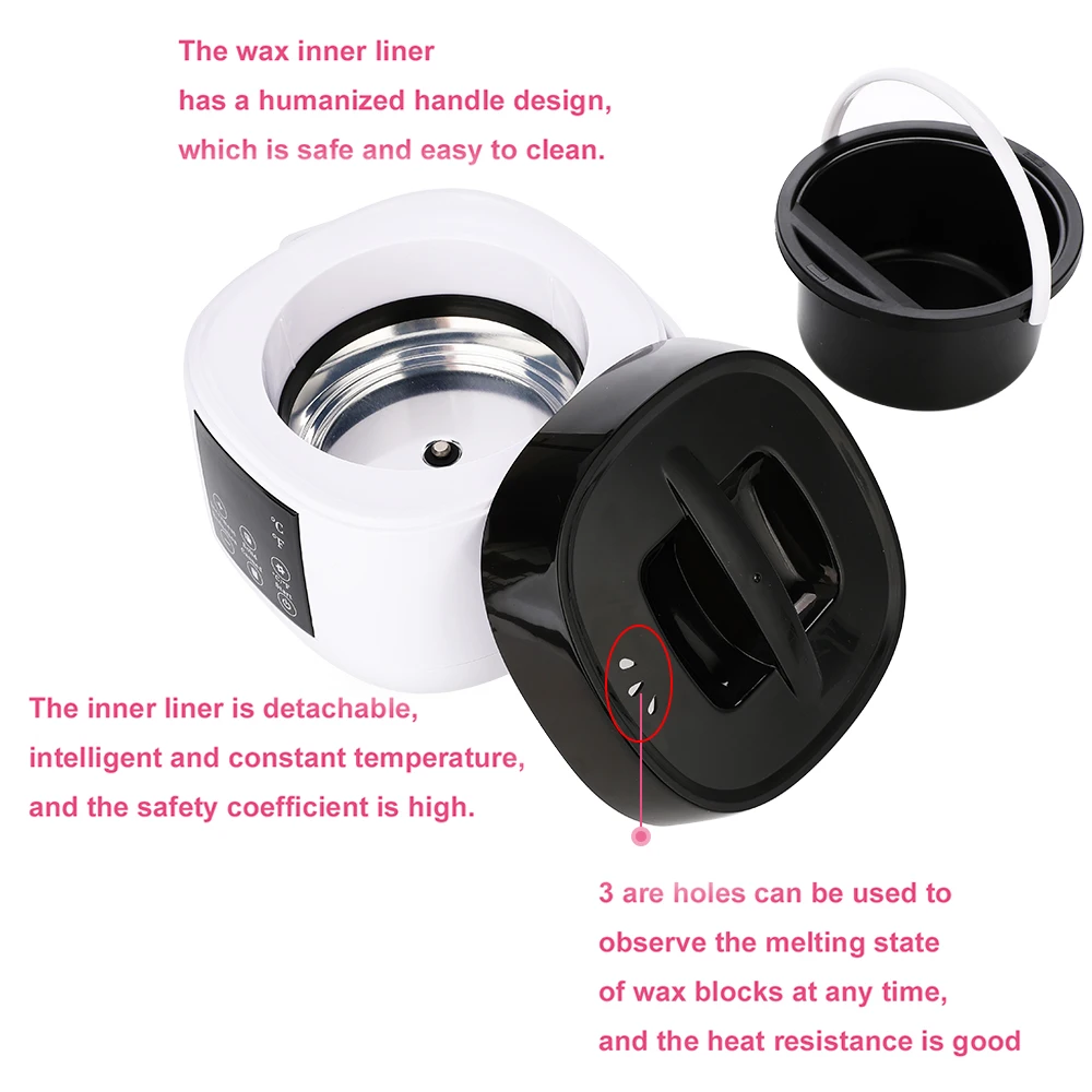 Обогреватель воска Эпилятор восковой обогреватель Мини СПА ручное удаление