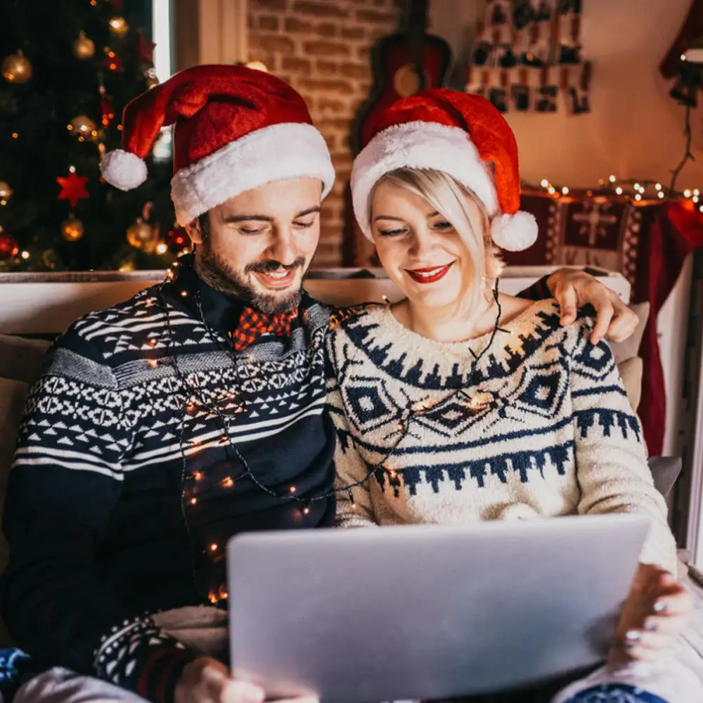 Рождественская шляпа 12 шт. унисекс Шляпа Санты традиционный Рождественский