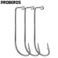 proberos fishing hook high carbon steel hooks 1000pclot oshaughnessy jig big hook size 2 50 single hooks