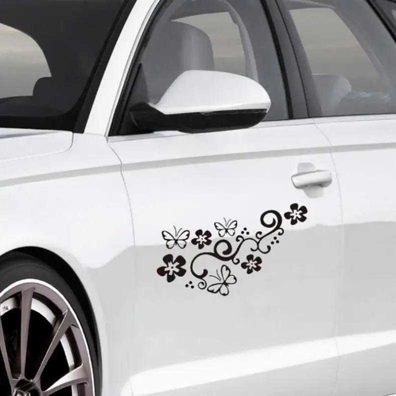 2 шт. 460x270 мм водонепроницаемый универсальный цветок и бабочка ПВХ авто грузовик