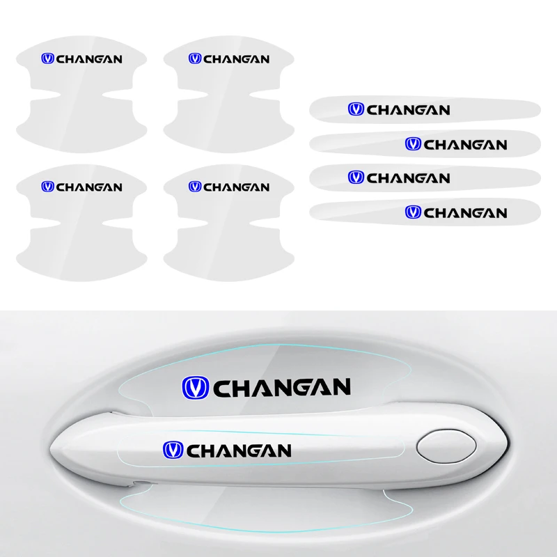 Наклейка на дверную ручку автомобиля Changan CS75 CS35 CS15 CS95 RAETON CX70 CS55 EADO CX20 CS15EV Alsvin 8 шт. |
