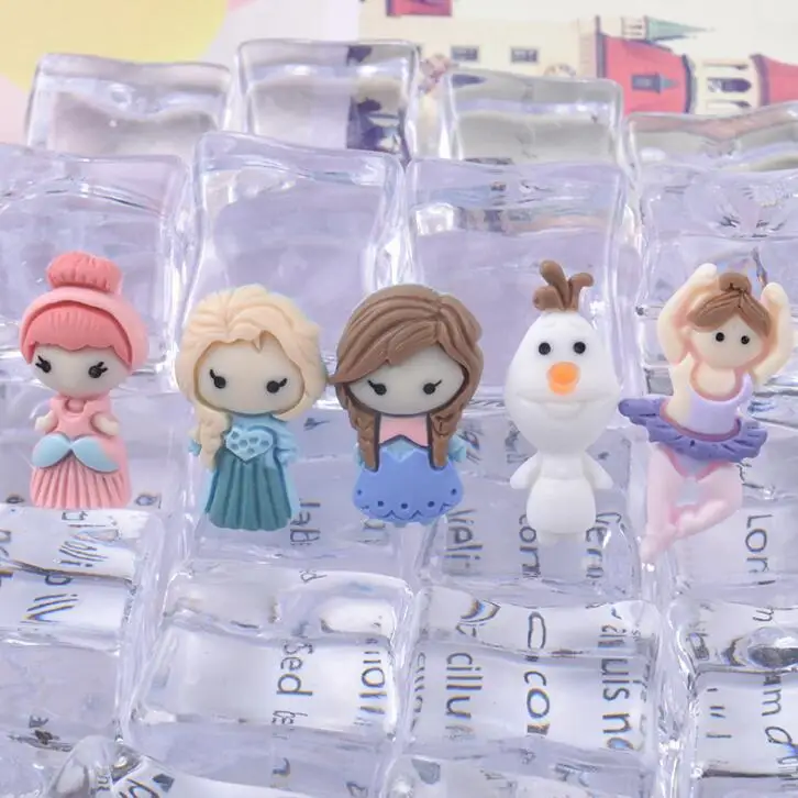 10 шт./лот кабошон с плоским основанием из смолы для принцессы кабошонов