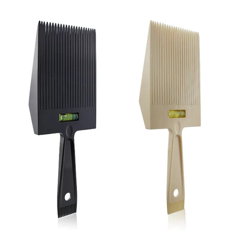 

Flat Top Comb With Balance Liquid Ruler Barber Shop Professional Short Hair Cutting Dyeing Styling Tool Retro Haircut Comb Y0512
