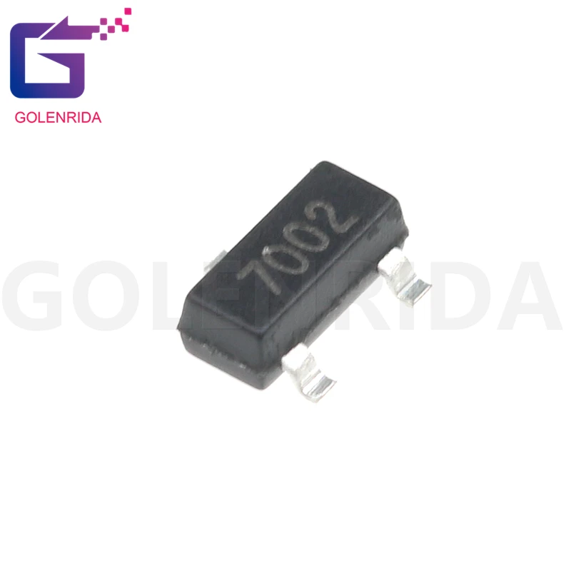 100 шт./лот 2N7002 702/7002 SOT-23 | Электронные компоненты и принадлежности