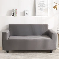 furniture cover for sofa and seats with armrest 123 seater solid color elastic slip sofa set covers