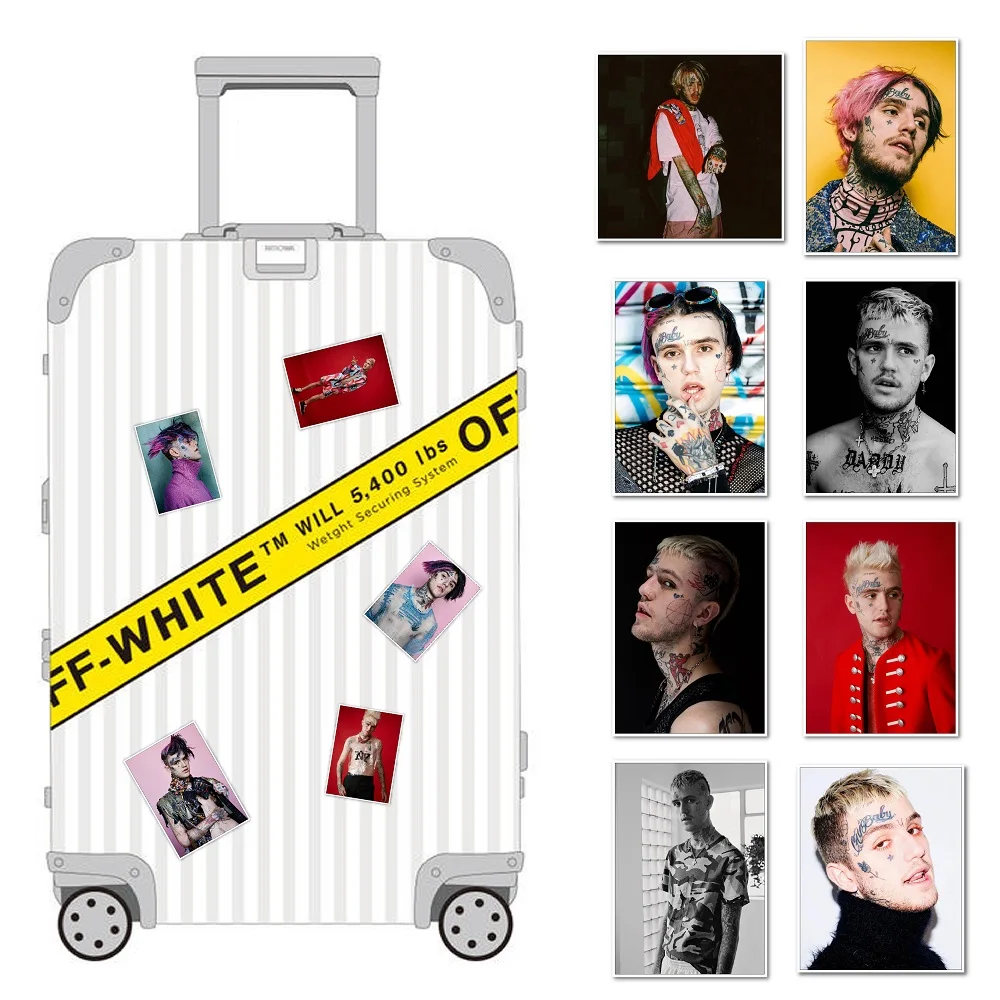 25 шт. известный рок певца Lil открытым Стикеры s Наклейка в стиле для ноутбука