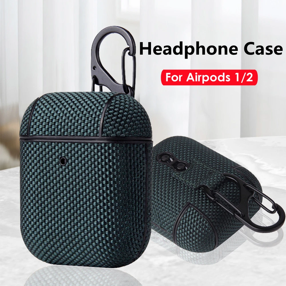 

Нейлоновый защитный чехол для беспроводных наушников Airpods 1/2, Apple Airpods2 1 2021