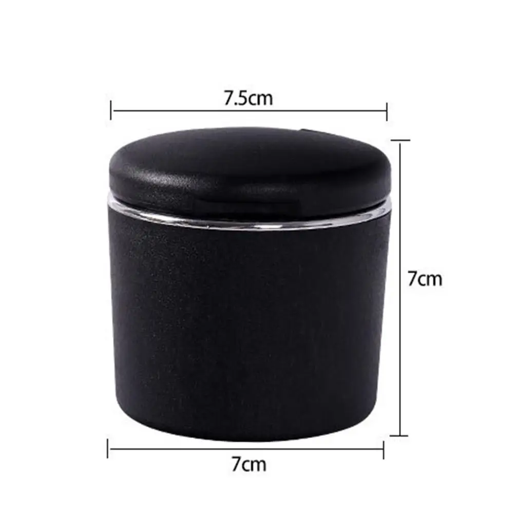 Car Accessories Portable LED Light Ashtray Universal Cigarette Cylinder Holder Styling Family Dual Use | Автомобили и мотоциклы
