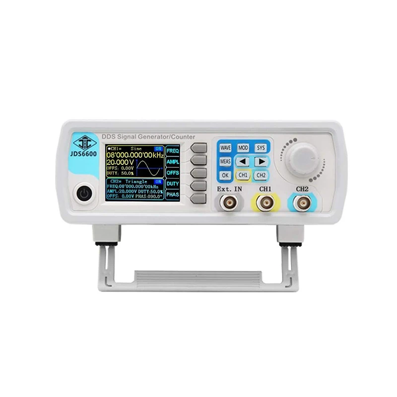 Счетчик генератора сигналов JDS6600 DDS 15 МГц двухканальный генератор произвольной