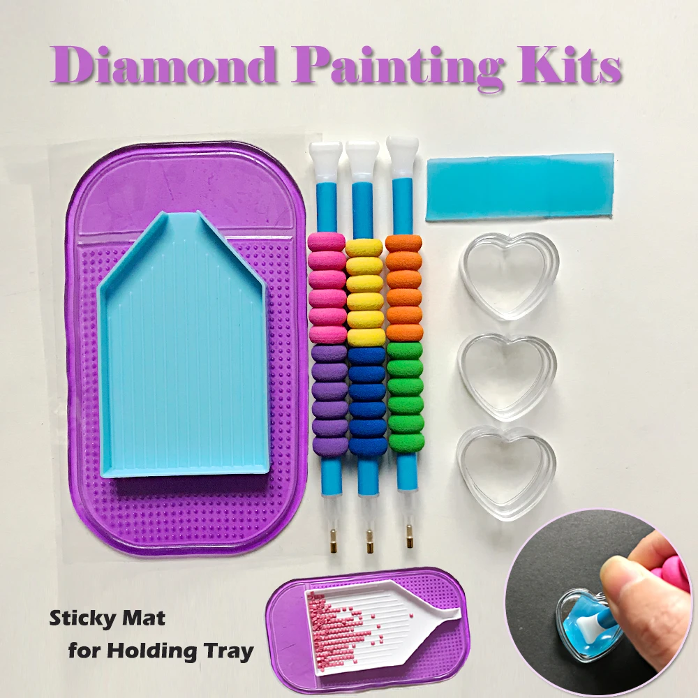 Наборы для алмазной живописи сделай сам точечная ручка с губчатым рукавом липкий