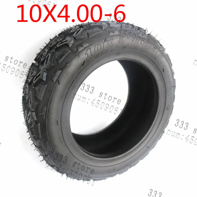 10X4.00-6 10*4.00-6 Tubeless Vacuum Tyre For Harley Electric Citycoco Scooter snow plow Go karts ATV | Автомобили и мотоциклы