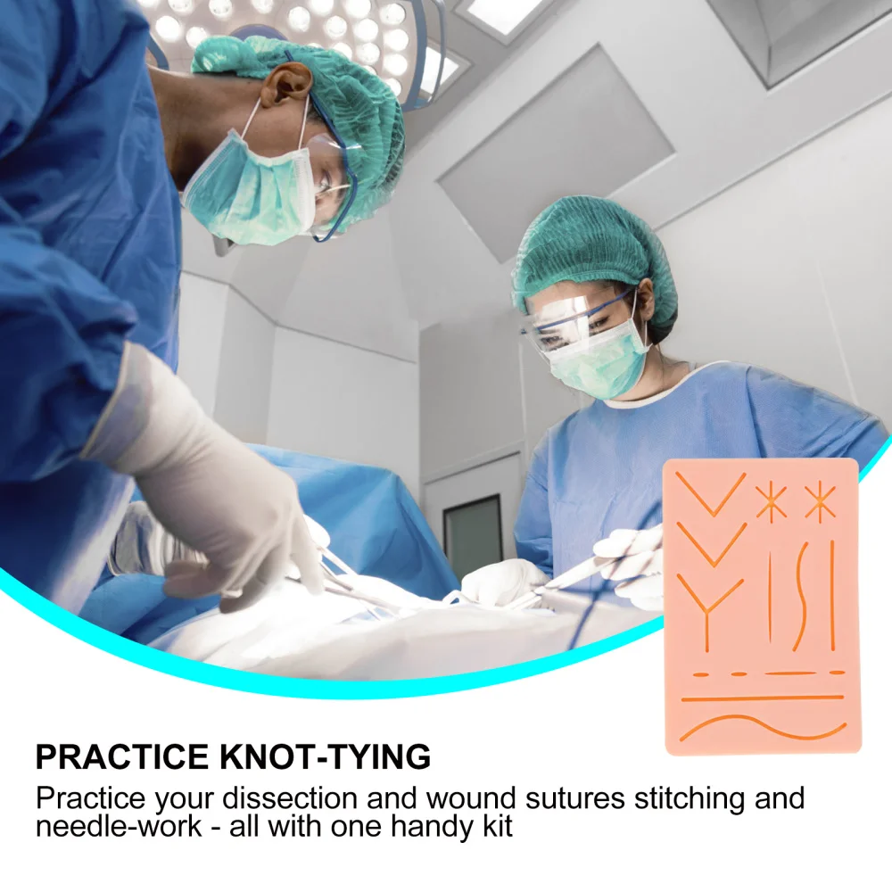 

1 Set Suture Training Tool Simulation Suture Skin Suture Training Supplies