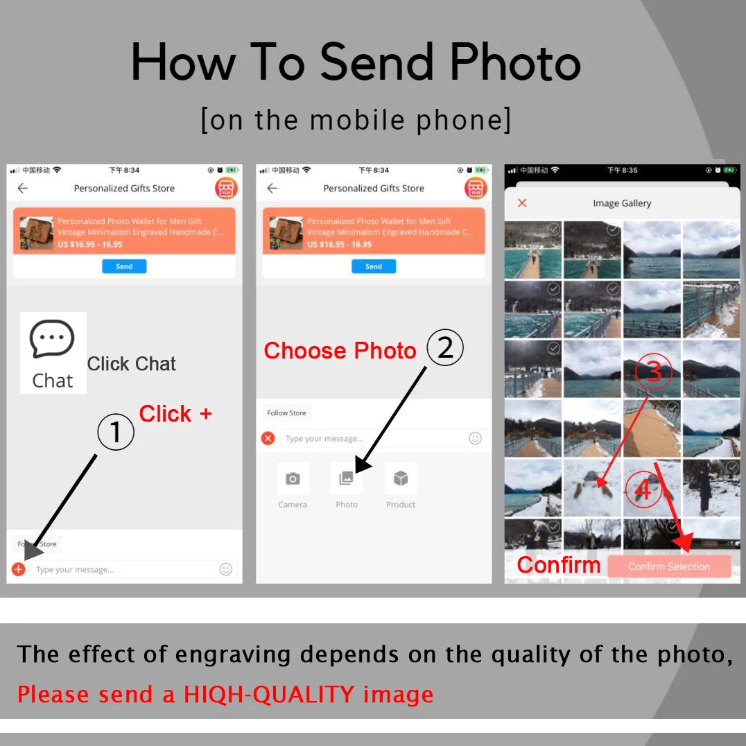 Custom Picture PU Leather Wallet Men's Bifold Custom Inscription Photo Engraved Wallet Thanksgiving Gifts For Him Custom Wallet