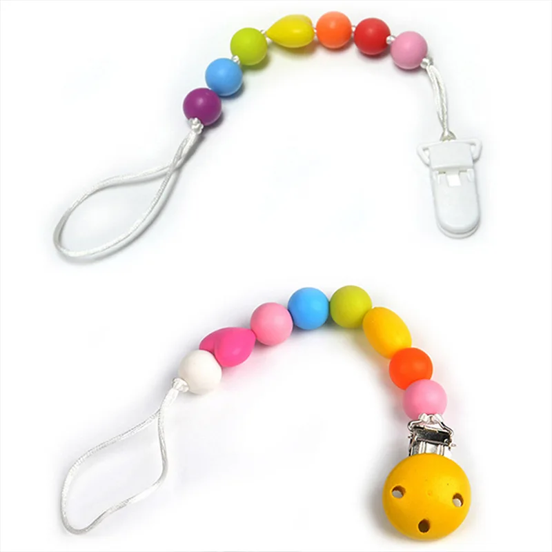 

Rabbit Silicone Beads Cute Cartoon Baby Teethers Food Grade Baby Teething Toys For Pacifier Chain Necklace DIY Accessories