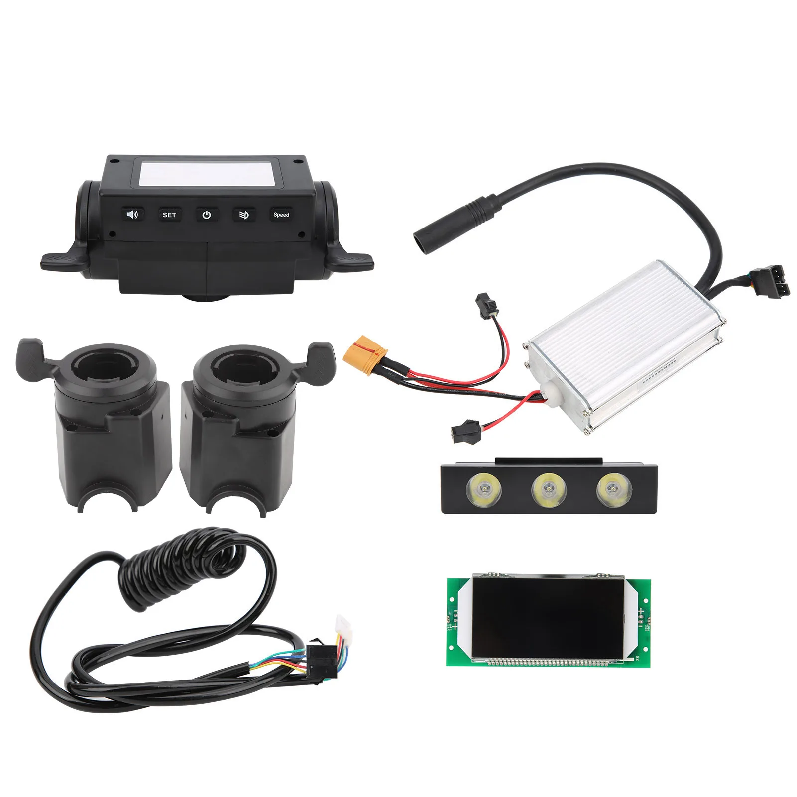 

Electric Scoote Controller Set For KUGOO S3 S1 S2 S4 36V 350W Throttle Display Panel Headlight E-Scooter Controller 8in kits