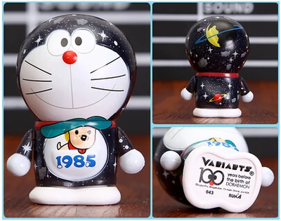 1985 Doraemon Ограниченная серия коллекционные вещи 100 юбилейный сувенир Doraemon фигурка аниме мультяшная модель игрушка хороший подарок украшение - Цвет: 1985 Doraemon