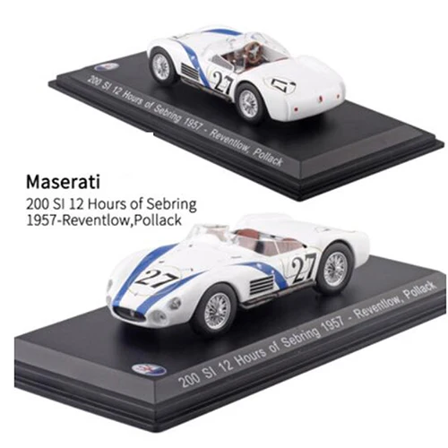 17 1:43 Масштаб металлический сплав классический Maseratis гоночный ралли модель автомобиля литые автомобили игрушки для коллекции дисплей для детей Подарки - Цвет: 17