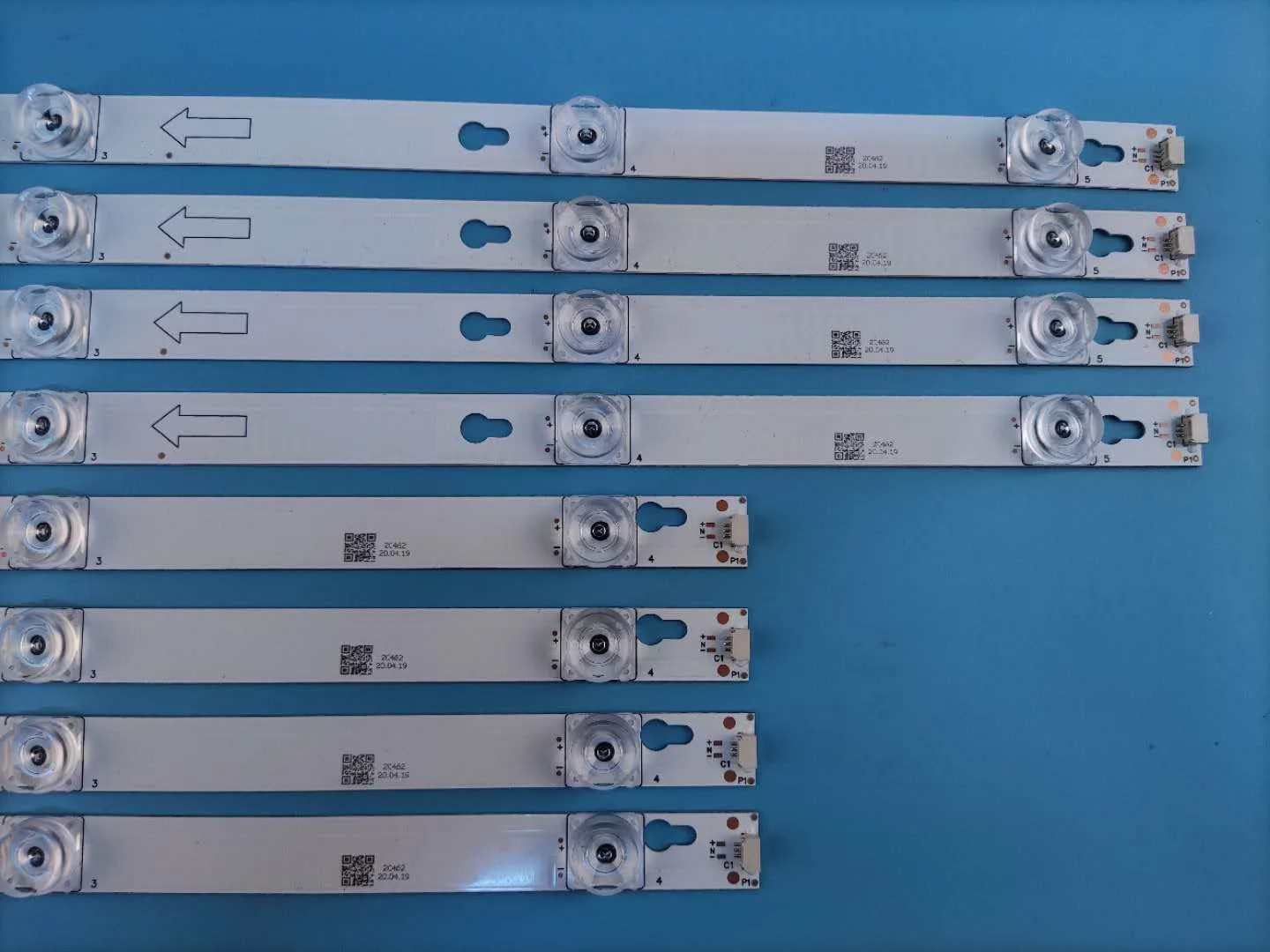 1 комплект = 8 шт. (4A + 4B) Светодиодная лента подсветка (8) шт для TCL 55d2900 4C LB5504 HR / LB5505