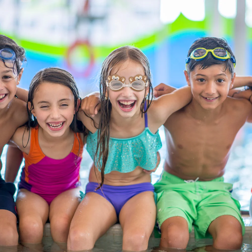 

3Pcs High Definition Waterproof Anti-fog Silica Kids Swimming Goggles