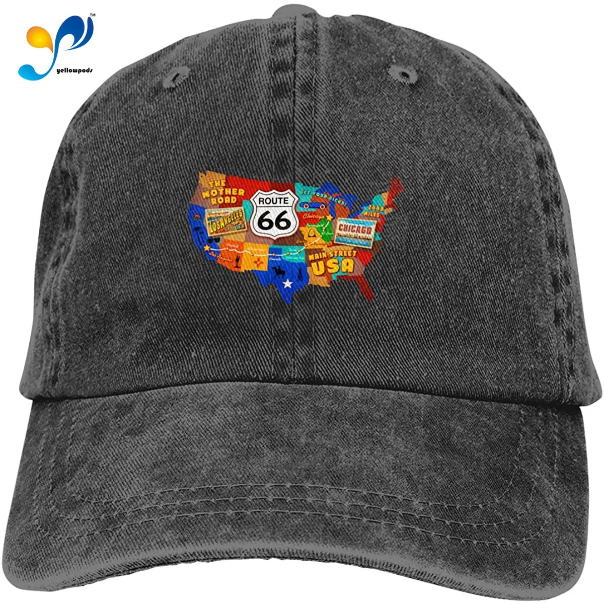 

Дорожная мягкая Регулируемая Бейсболка унисекс