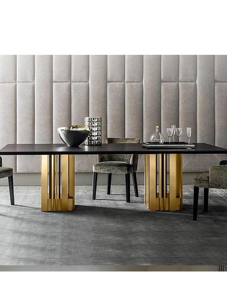 Набор столовой из нержавеющей стали домашняя мебель минималистичный