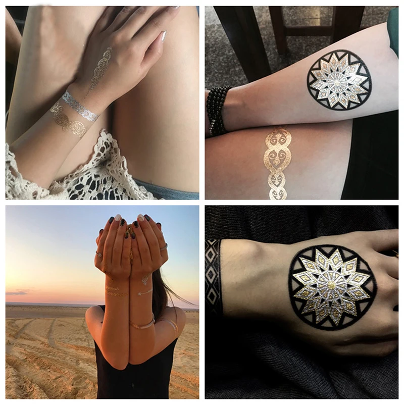 2015 Красочные Круглые татуировки для макияжа экзотические египетские Временные