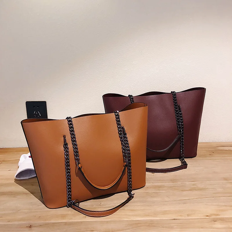 

2021 New Pu Leather Simple Handbags Famous Brands Women Stone Pattern Shoulder Bag Casual Big Tote Vintage Ladies Hand Bags