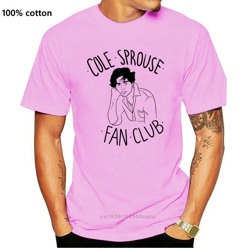 

Новая футболка cole sprouse с модным принтом, мужская летняя дышащая рубашка, одежда