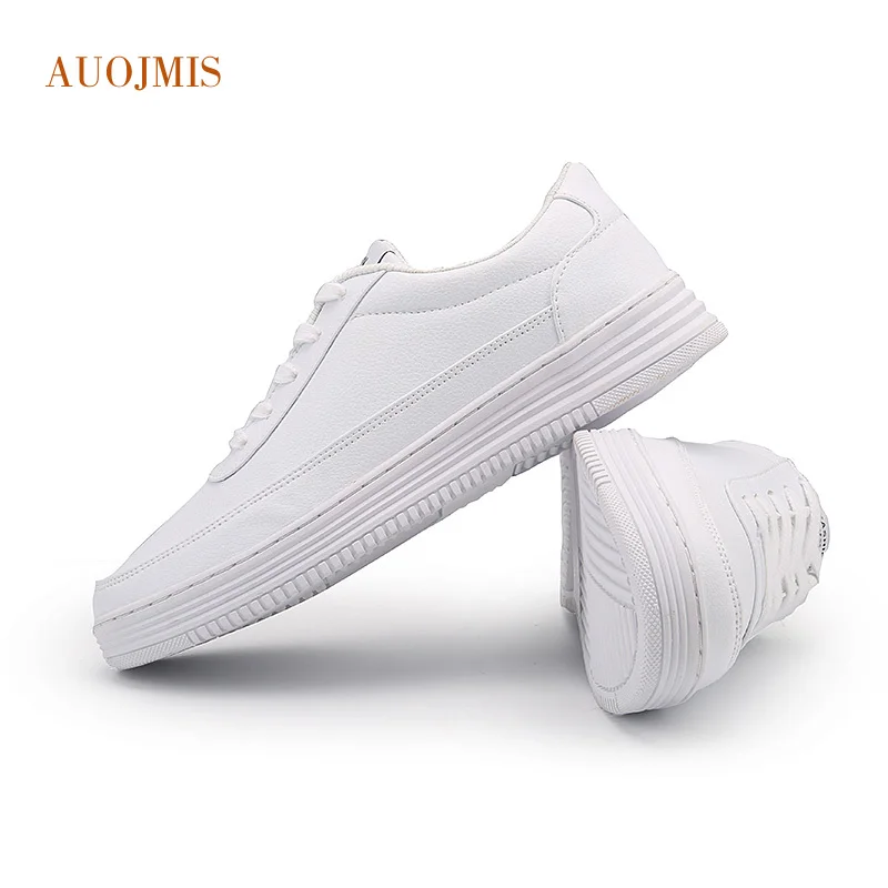 Auojmis 2019 summer new students white shoes lovers models solid color outdoor casual small large size | Обувь