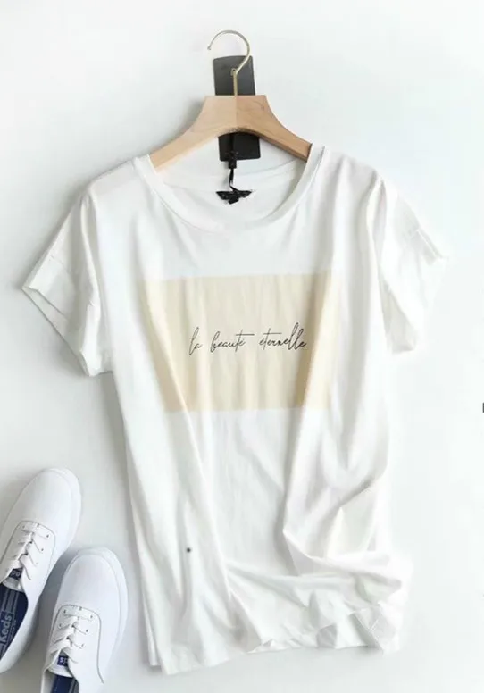 

Женская футболка с коротким рукавом, простая облегающая футболка DM001