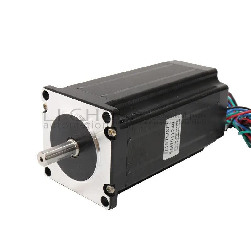 3 шт. NEMA 23 112 мм(4.0A, 300N. cm) 23HS11240 NEMA23 черный мотор для робота и ЧПУ Гравировальный фрезерный станок 3D принтер