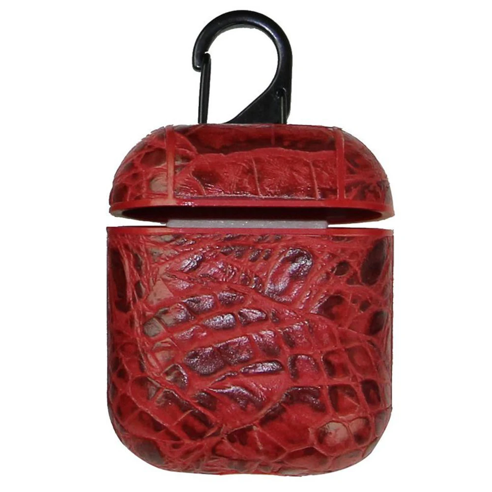 

С зажимом, аксессуары, защитный противоударный чехол с мини принтом аллигатора, легкий портативный чехол из искусственной кожи для наушник...