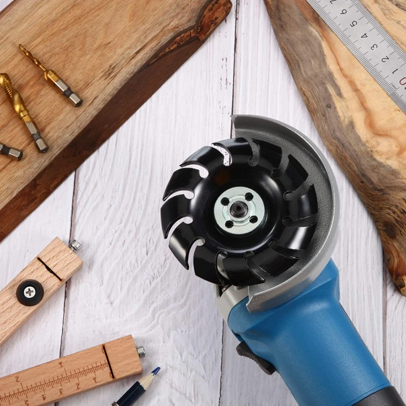

Angle Grinder 90 Mm Wood Shaping Disc Wood Carving Disc Wood Polishing Disc 16 Mm Bore Multi-Functional Cutting Wheel