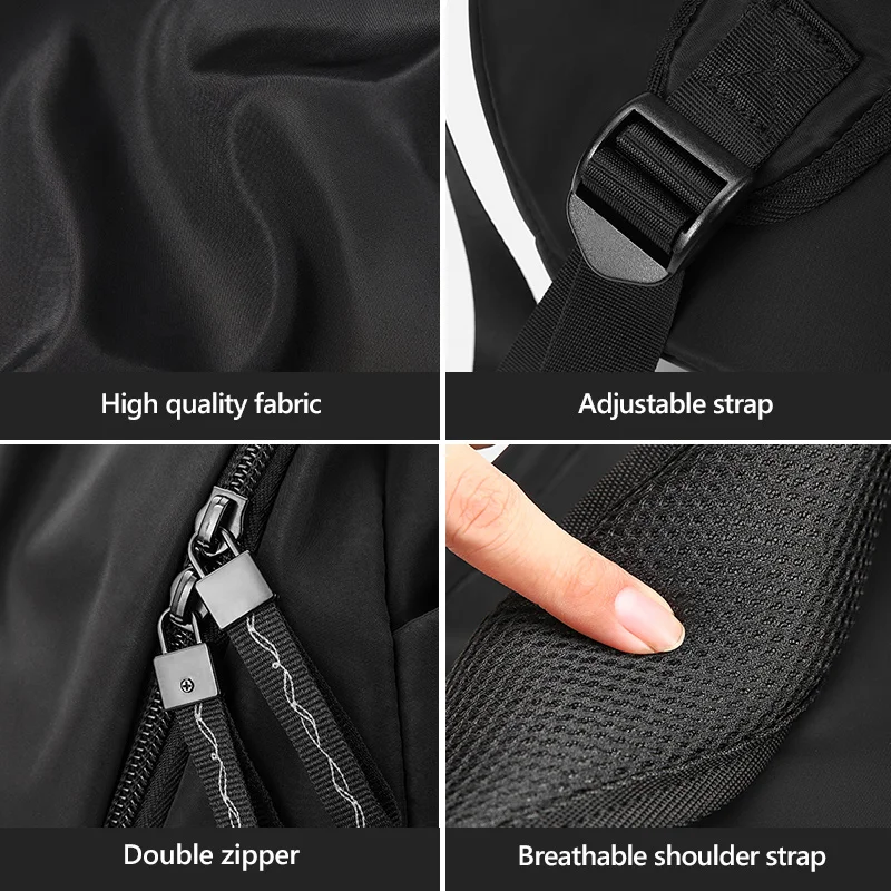 Мужской многофункциональный рюкзак LAORENTOU водонепроницаемый дорожный из ткани