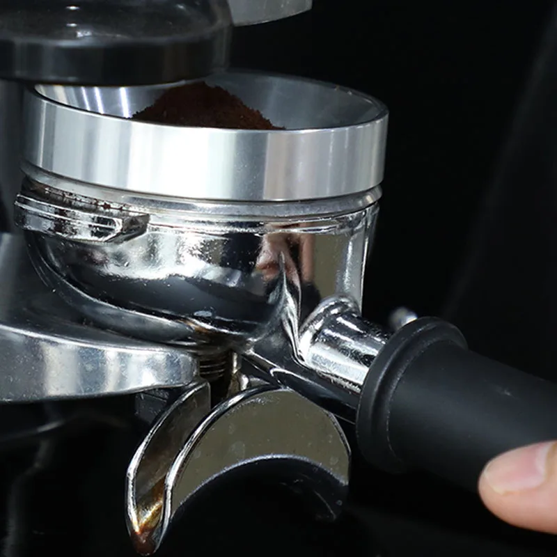

51/53/54/58mm Stainless Steel Bottomless Portafilter Coffee Espresso Machine Handle Dosing Ring