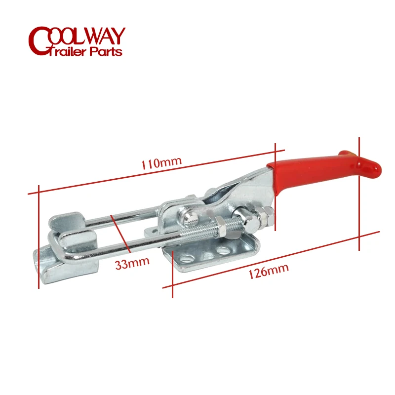 2PCS Metal Lever Latch Fastener Adjustable Quick Release Pull Toggle Clamps Door Cabinet Box Case Trailer Parts | Автомобили и