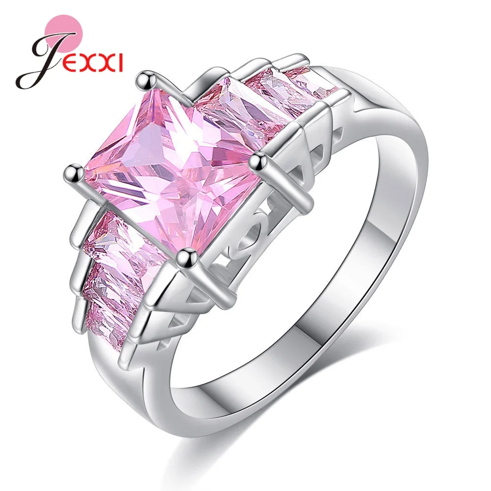 Новая мода 925 стерлингового серебра красочные кубического циркония