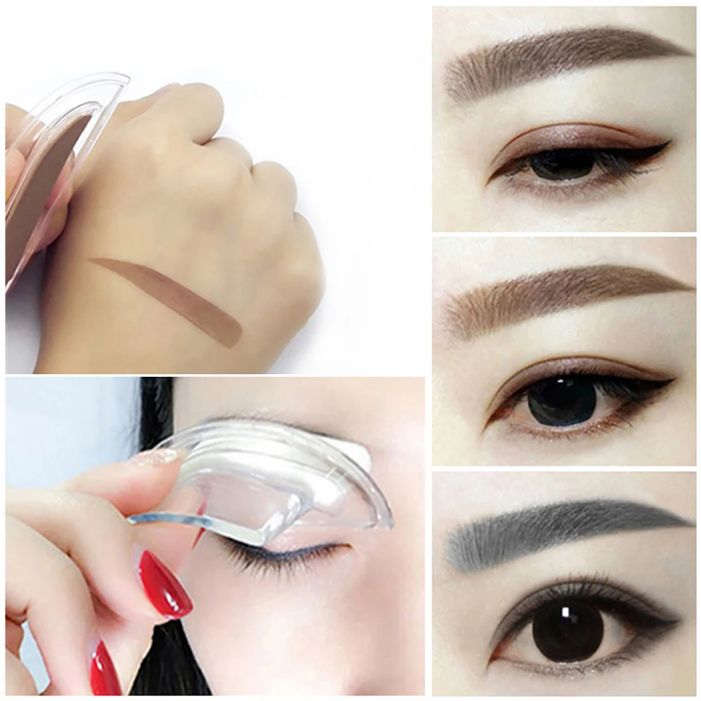 

1PC Waterproof Eyebrow Powder Stamp Professional Eyebrow Powder Seal Kit Eyebrow Tinting Coloring Set Delicate Quick Makeup Tool