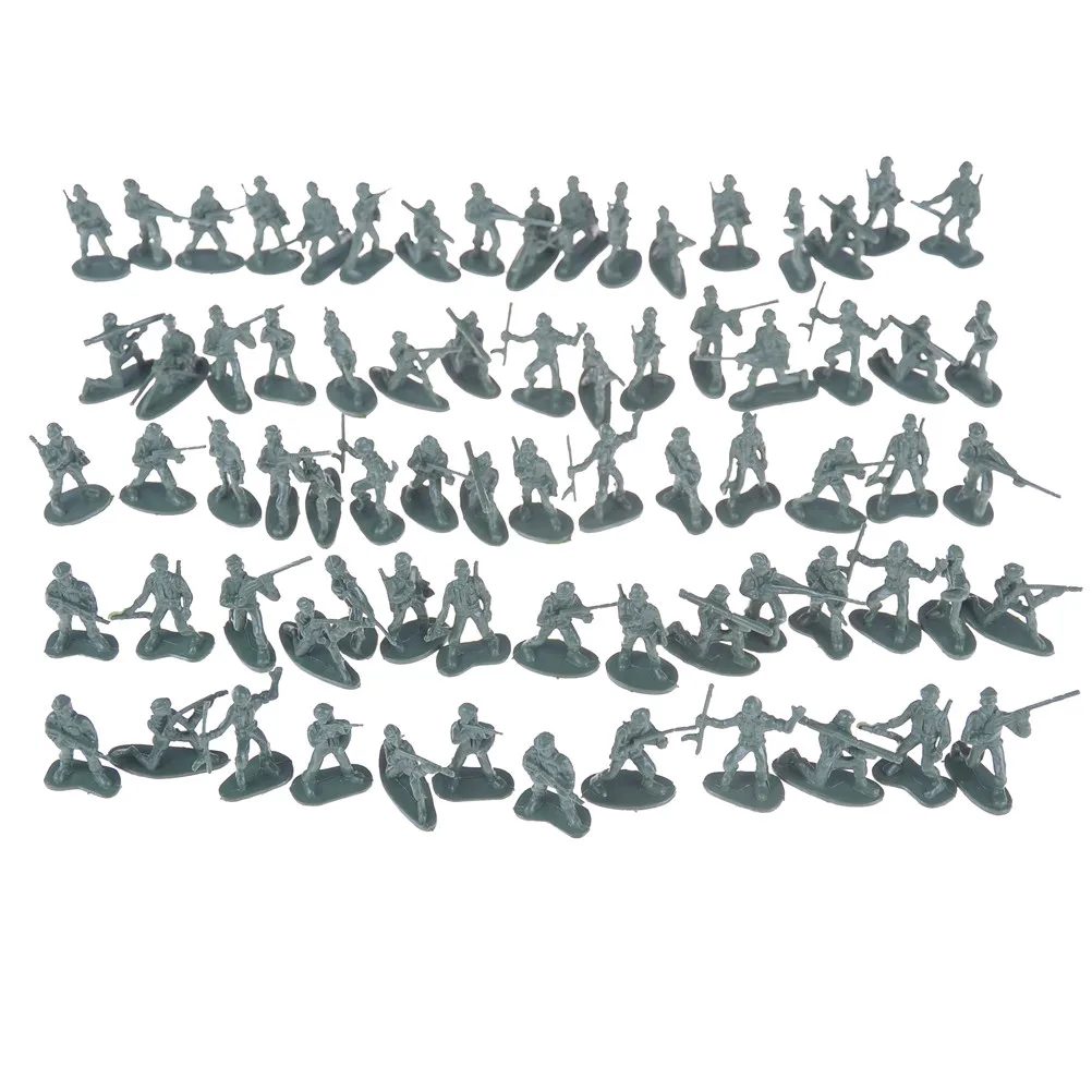 Солдатские армейские мужские фигурки недорогая 3 вида цветов игрушка в подарок