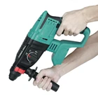 Электрический перфоратор 10000bpm, перезаряжаемый бесщеточный беспроводной перфоратор, ударная дрель с функцией ударного действия для батареи Makita 18 в