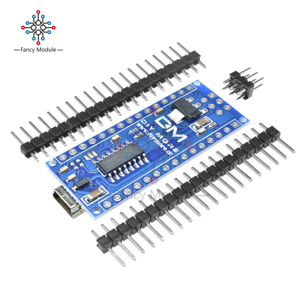 Мини USB CH340 Nano 3 0 ATmega328P плата контроллера совместима с Arduino драйвер V3.0 ATmega328 (без