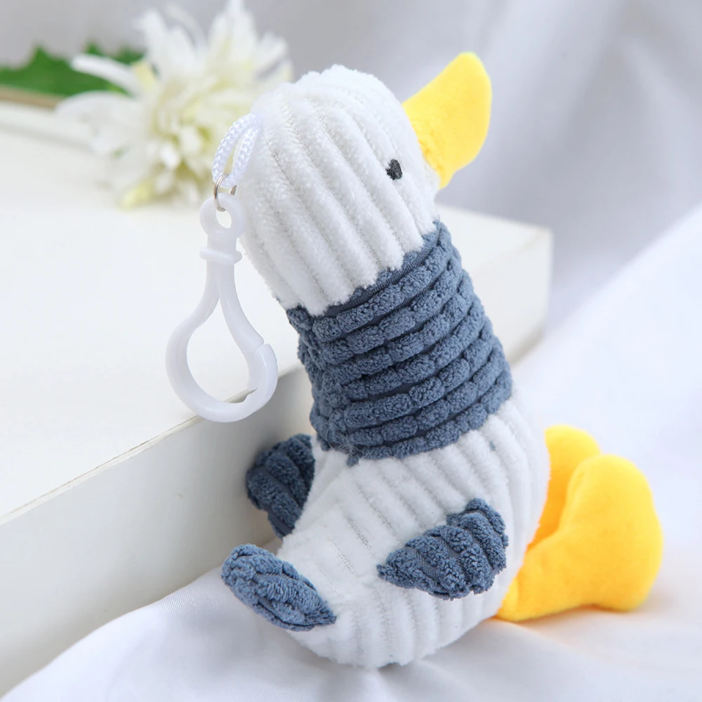 17 см Подвеска в виде мини-утки чайки милая кукла брелок заполненная плюшевой